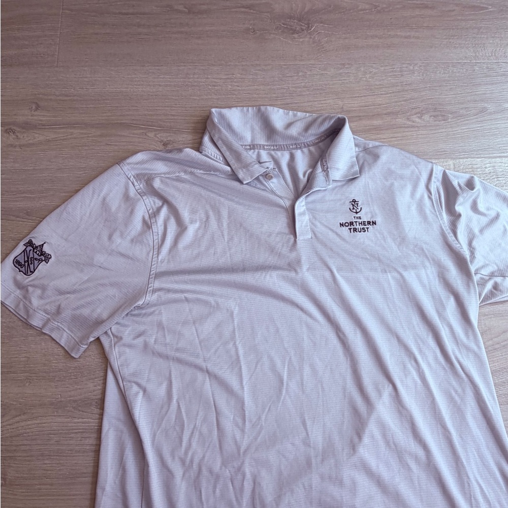 Nike Light grey Polo with Ridgewood country club Logos